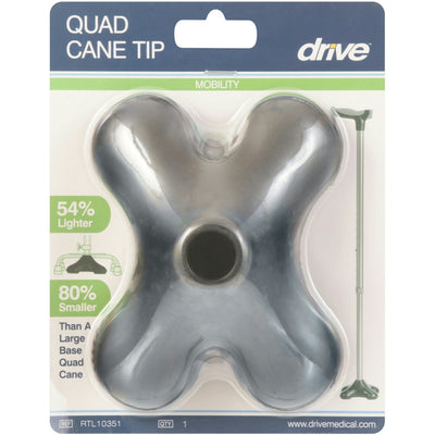 Drive Medical Quad Support Cane Tip - Black