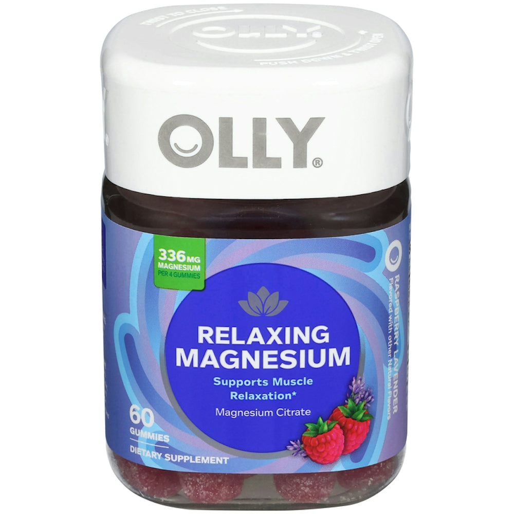 Gomitas de Citrato de Magnesio Olly, Frambuesa y Lavanda, 336 Mg