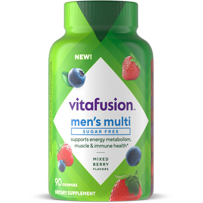 Vitafusion Gummies pour hommes sans sucre - 90 unités