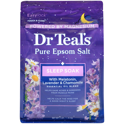Dr Teal's Pure Epsom Salt Melatonin Sleep Soak - 3 Lb