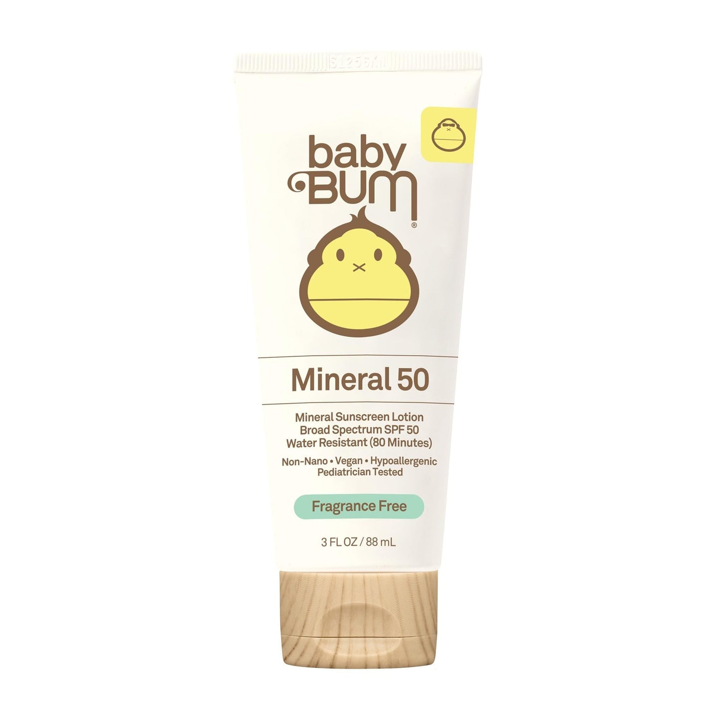 Lotion solaire minérale Baby Bum SPF 50 - 3 Fl Oz