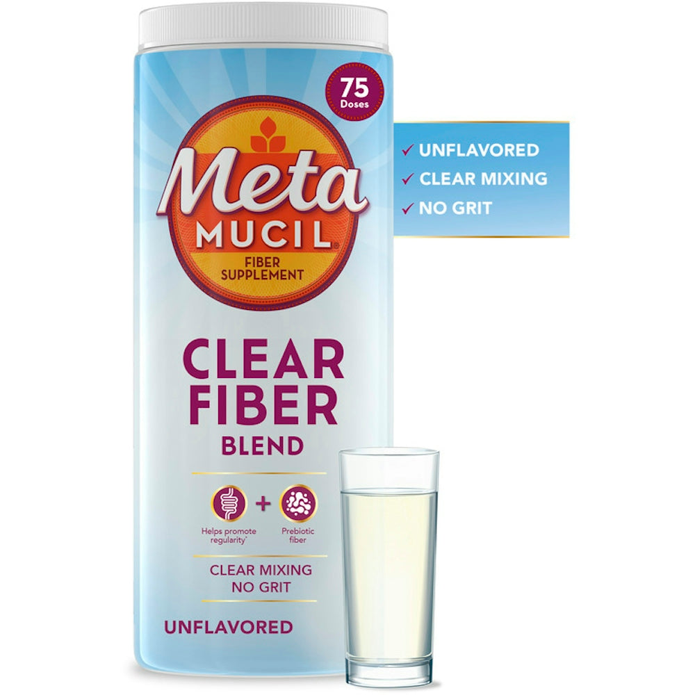 Mélange de fibres claires Metamucil, sans saveur 11,6 oz