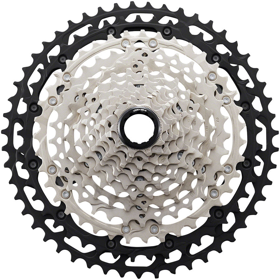 Shimano XT CS-M8100 12-Speed Cassette - 10-45t Silver/Black