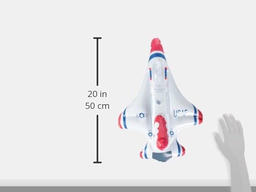 Inflatable 18" Thunderbird Jet - Red, White, and Blue