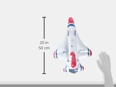 Inflatable 18" Thunderbird Jet - Red, White, and Blue