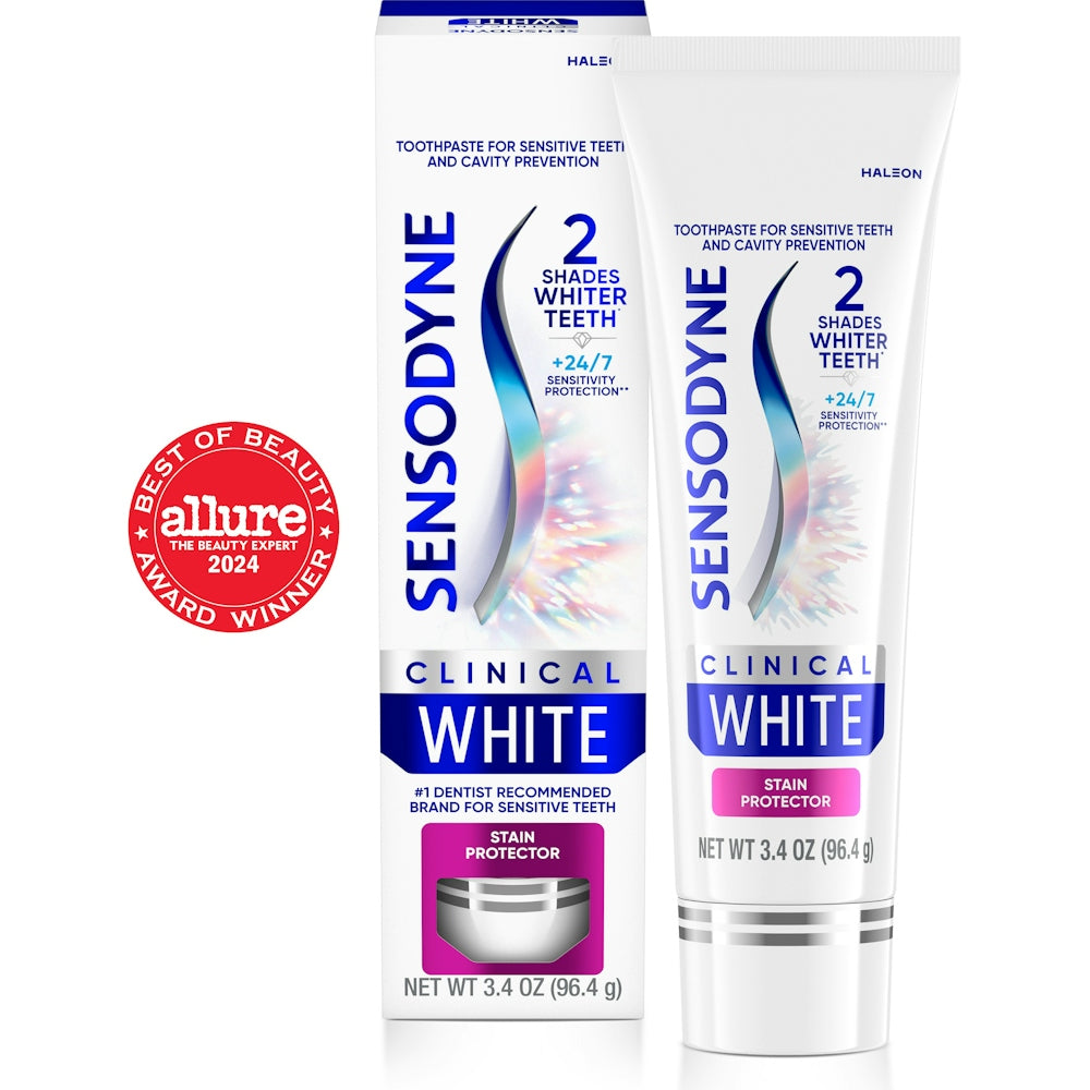 Dentifrice Sensodyne Clinical White Stain Protector - 3,4 oz