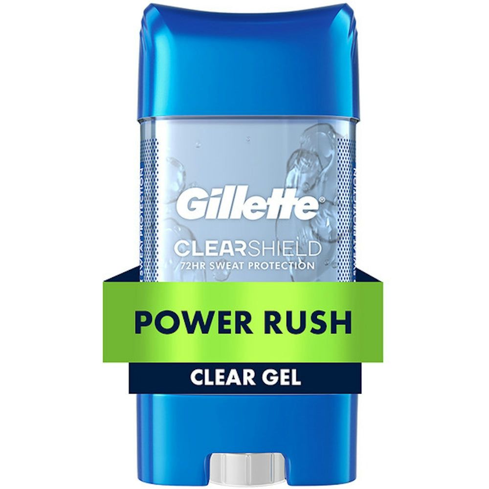 Gel anti-transpirant et déodorant Gillette Clear Gel Power Rush 3,8 oz