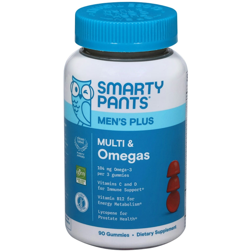 SmartyPants Multi y Omegas para Hombres - Vitaminas Gummy Premium