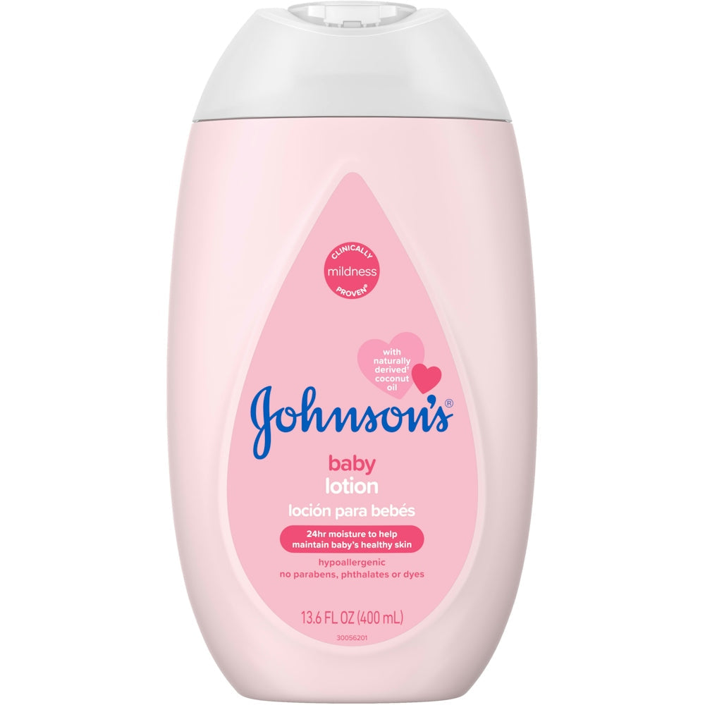 Johnson's Baby Moisturizing Mild Pink Body Lotion - 13.6 Fl Oz