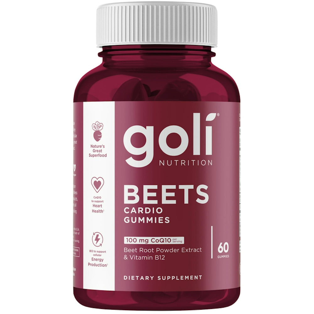 Goli Nutrition Beets Cardio Gominolas Veganas de Vitaminas - 60ct