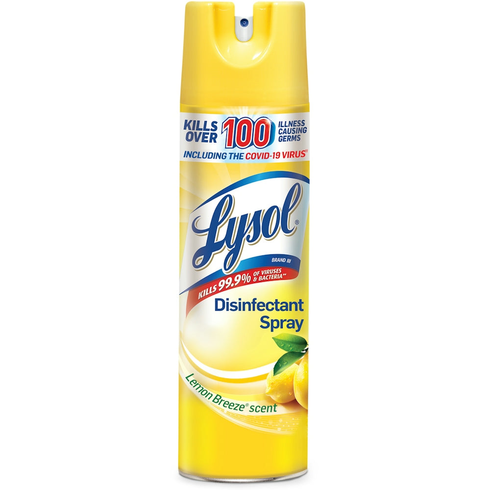 Aérosol désinfectant Lysol, parfum citron - 19 oz