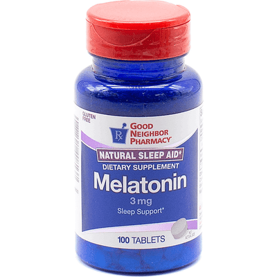 Premium Melatonin 3 Mg - 100 Tablets for Restful Sleep