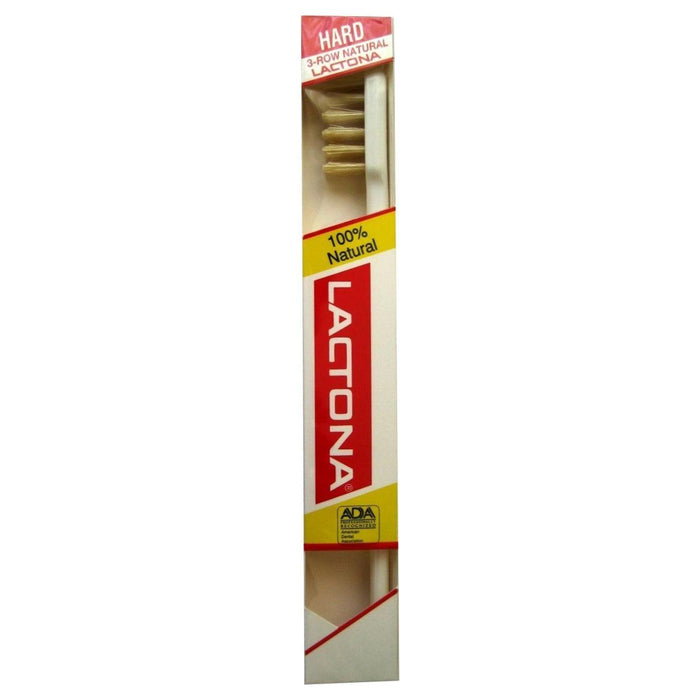 Lactona Hard M 41 Natural Bristle Toothbrush