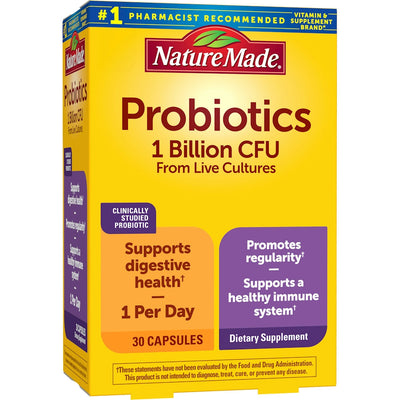 Nature Made Probiotic Capsules - 30 Count