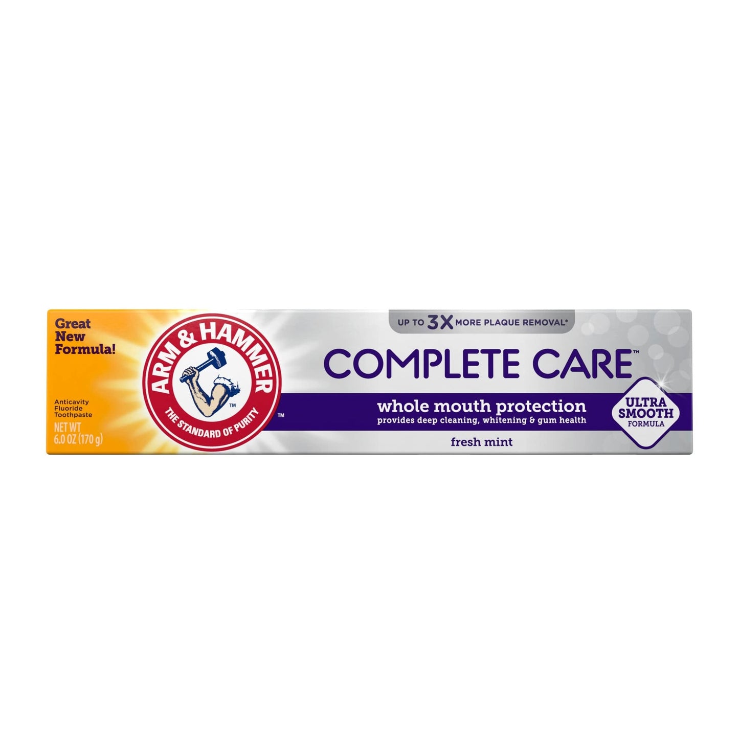Pasta de dientes Arm & Hammer Complete Care - Menta Fresca, tubo de 6 oz