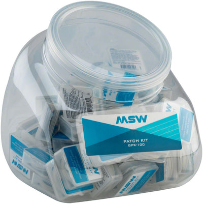 MSW GPK-100 Glueless Patch Kit - Jar of 50 Patches