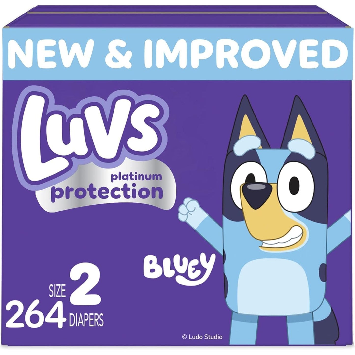 Pañales Luvs Pro Level Leak Protection Tamaño 2, 264 Ct