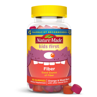 Nature Made Kids First Fiber Gummies - Orange & Mixed Berry