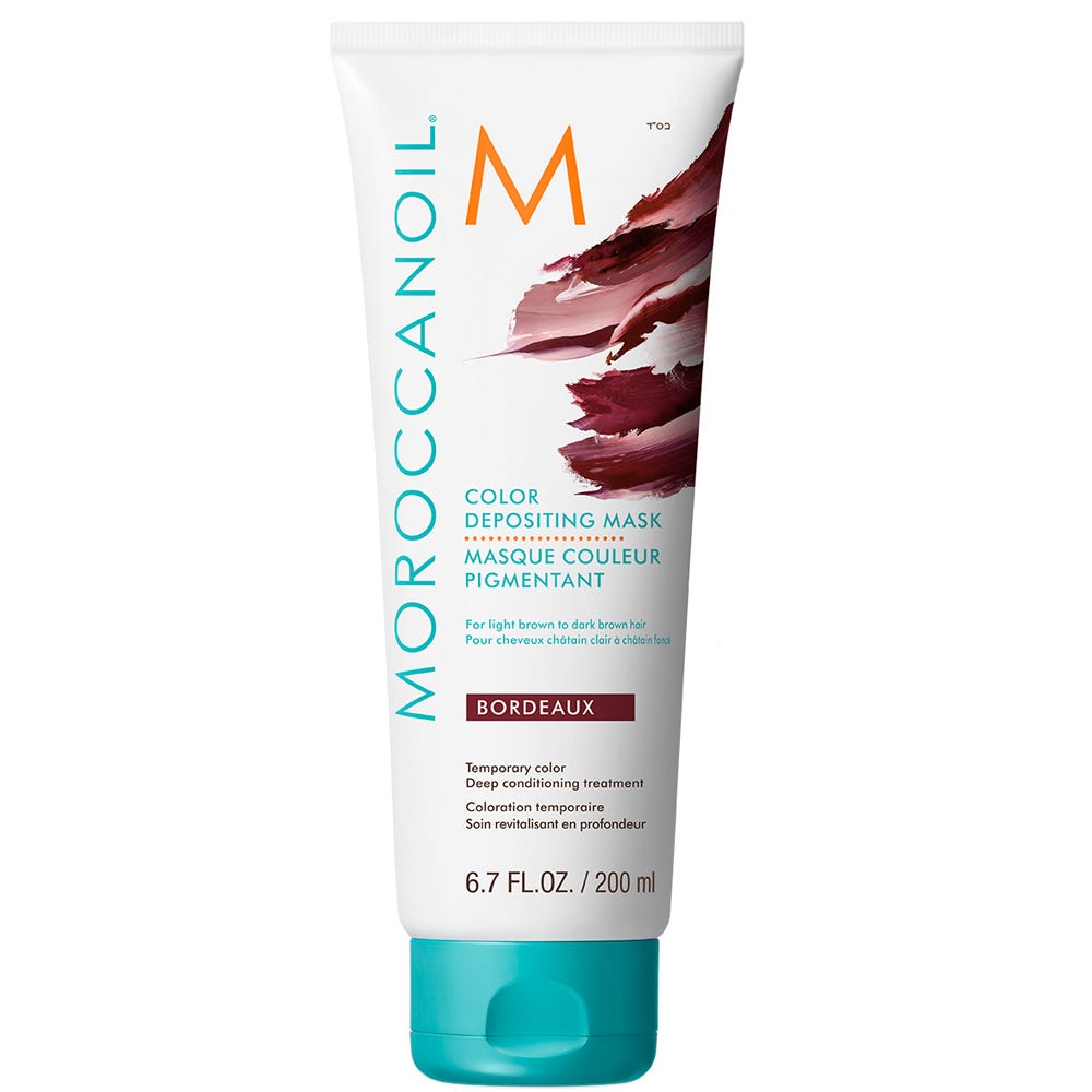 Mascarilla Depositaria de Color Moroccanoil Burdeos 200ml