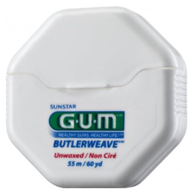 GUM Butlerweave Palillos de Hilo Dental Cerado - 55 M