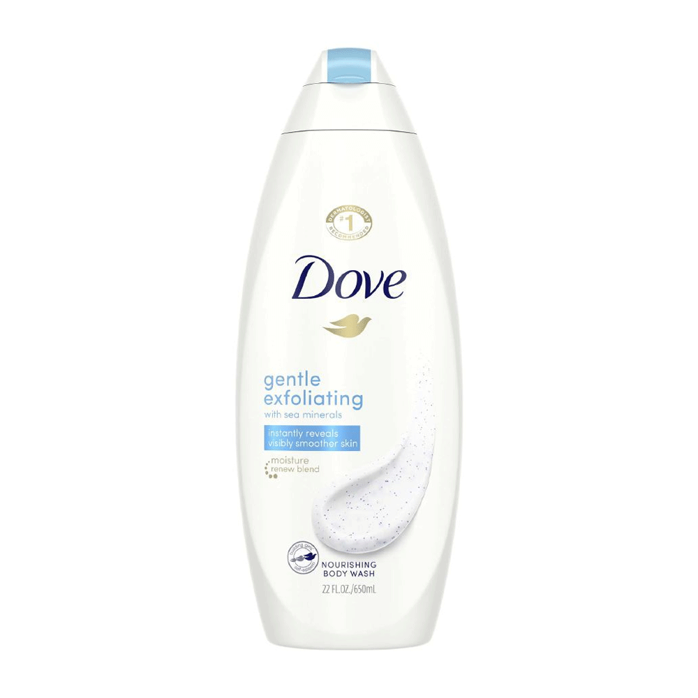 Dove Gentle Exfoliate Body Wash with Sea Minerals - 20 Fl Oz