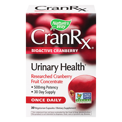 Nature's Way CranRx Bioactive Cranberry 500mg - 30 VCaps