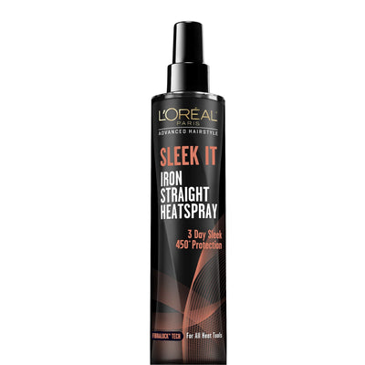 L'Oreal Paris Sleek It Iron Straight Heat Spray - 5.7 Ounce