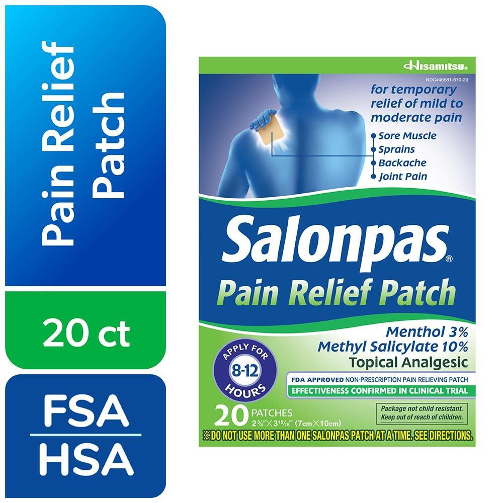 Patch de soulagement de la douleur Salonpas - 20 unités