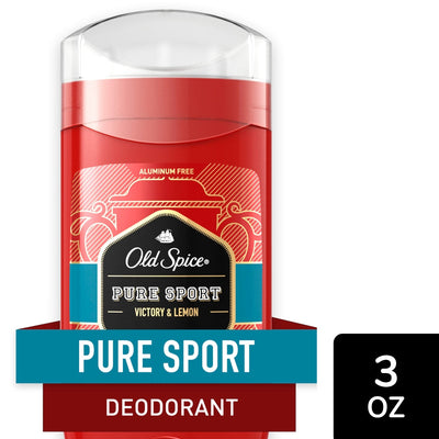 Déodorant Old Spice Red Collection pour hommes - Senteur Pure Sport sans aluminium 3,0 oz