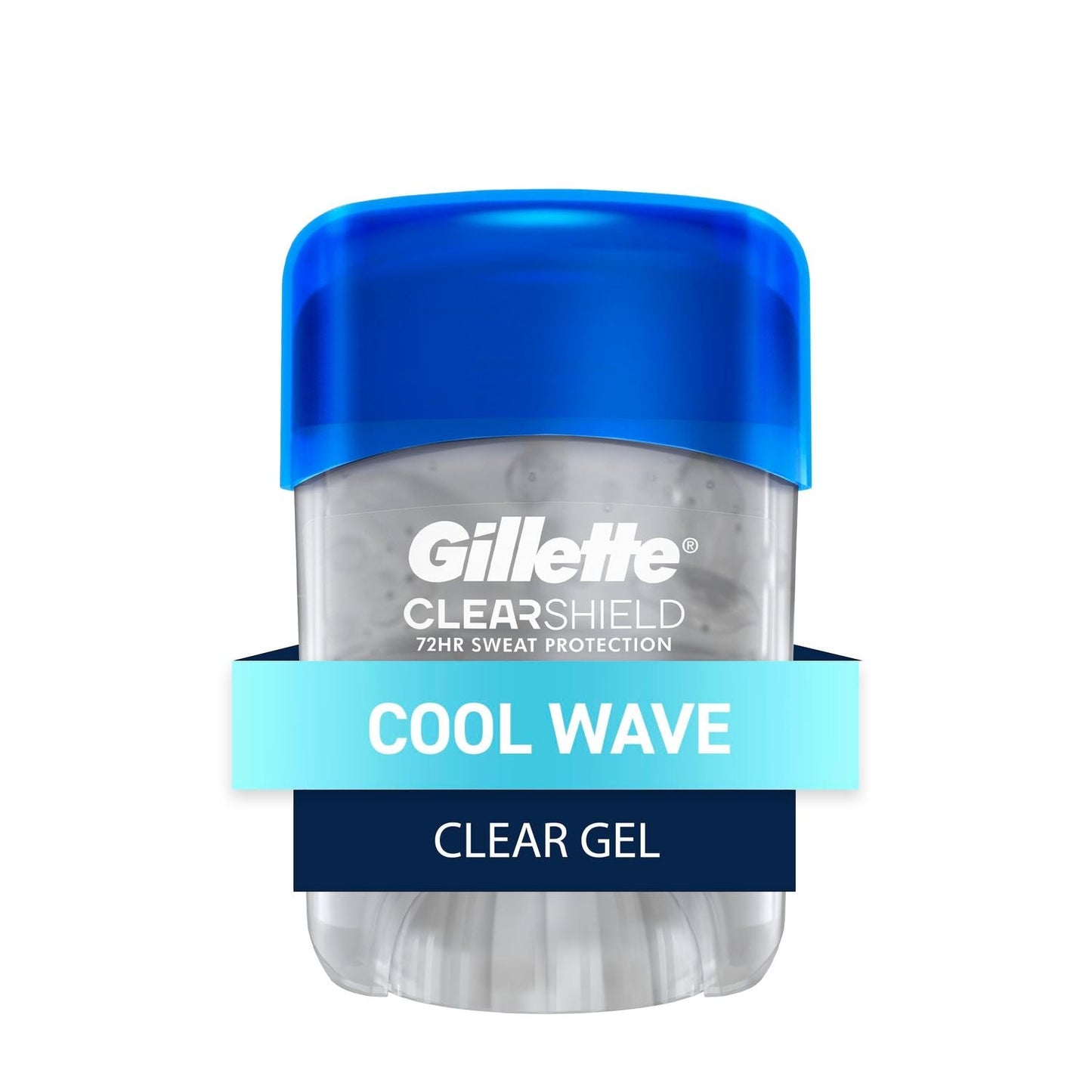 Gillette Clear Gel Antiperspirant Deodorant for Men, Cool Wave, 0.5 Oz
