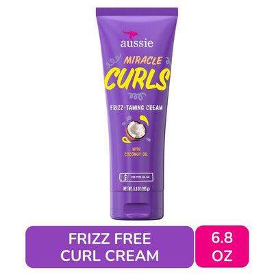 Aussie Miracle Curls Frizz Taming Curl Cream, 6.8 Fl Oz