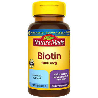 Nature Made Biotin 1000 Mcg Softgels - 120 Count