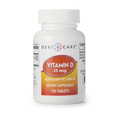 McKesson Geri-Care Vitamin D Tablets - 1000 IU, 100 Count