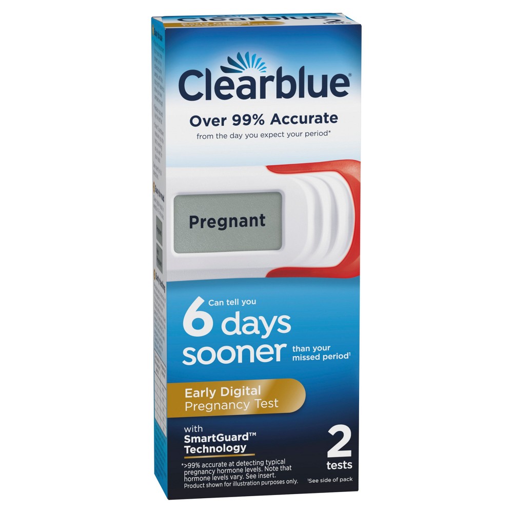 Clearblue Early Digital Pregnancy Test - 2 Pack