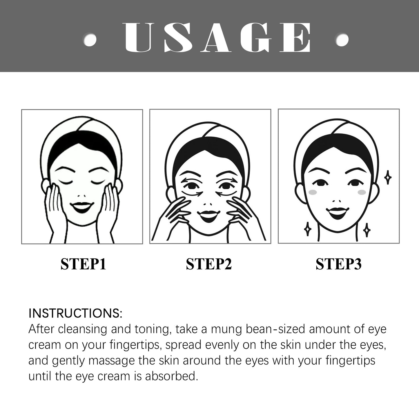 Firming Eye Cream, Reduces Dark Circles, Hydrates, Anti-Wrinkles And Tightens Eye Skin Eye Cream - Korvel