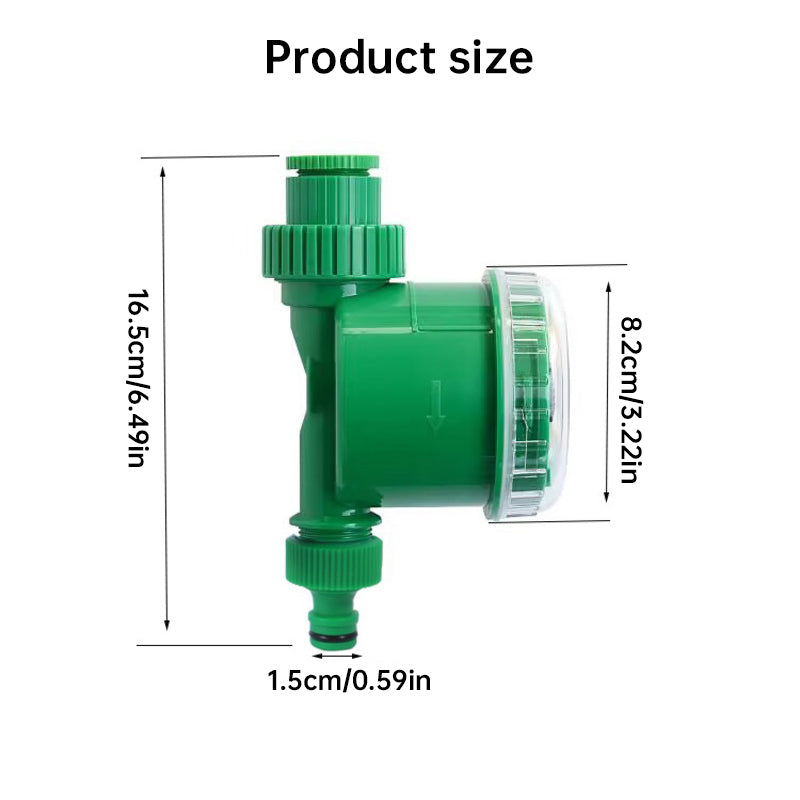 Outdoor plastic garden hose equipped with electronic automatic irrigation timer - Korvel