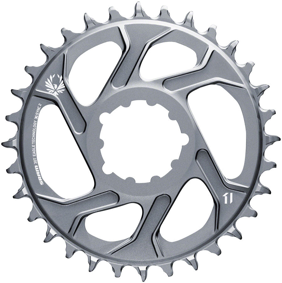 SRAM X-Sync 2 Eagle Direct Mount Chainring - 30 Dents Polar Grey