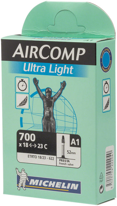Michelin Aircomp Ultra Light Tube - 700 x 18 - 23mm Presta Valve
