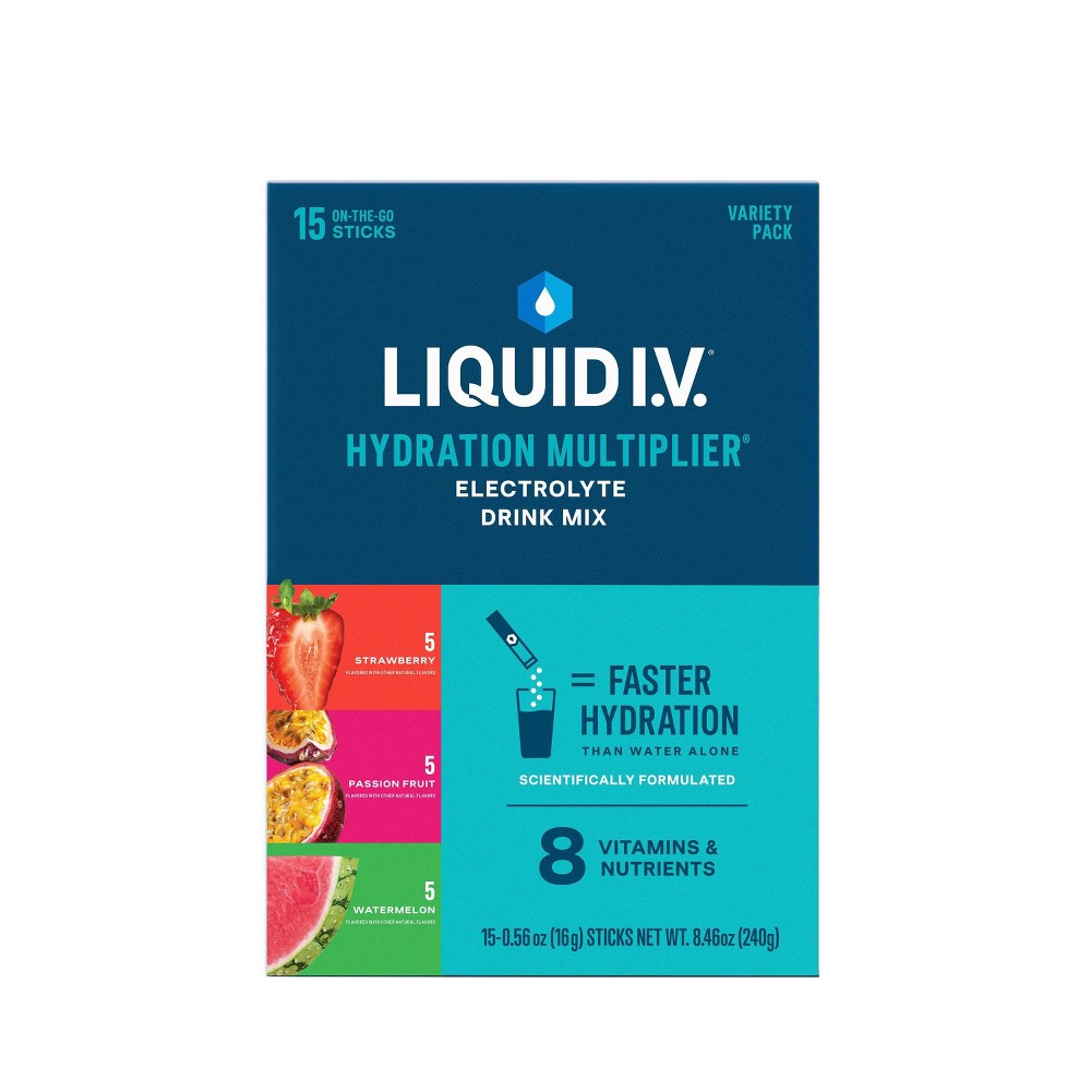 Multiplicador de Hidratación Liquid I.V. – Paquete de Variedad de 3 Sabores