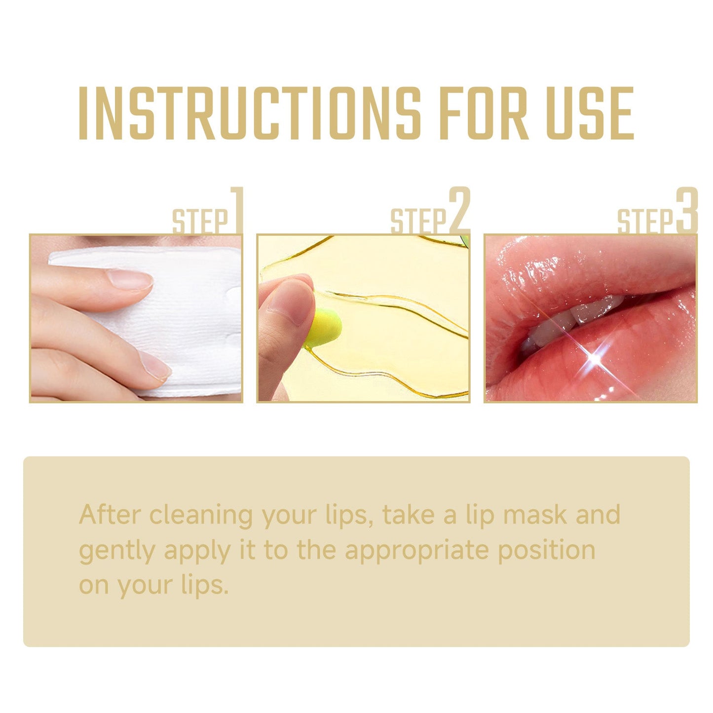 Collagen Lip Mask Repair Dry, Hydrating, Hydrating And Light Lip Line Lip Mask - Korvel