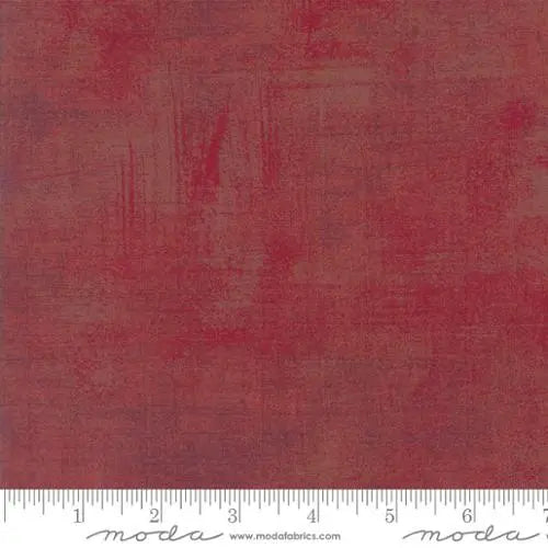 333 Red Mineral Rose Moda Grunge Fat Quarter