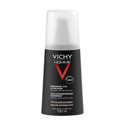 Vichy Homme Déodorant Spray Ultra-Frais 24H - 100 ml
