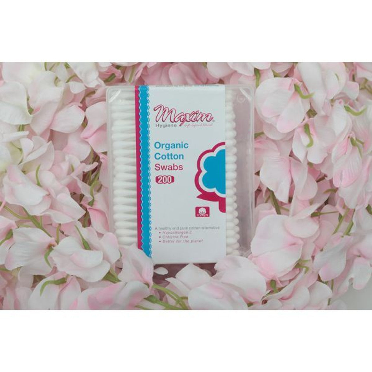 Maxim Hygiene Organic Cotton Swabs - Premium Quality