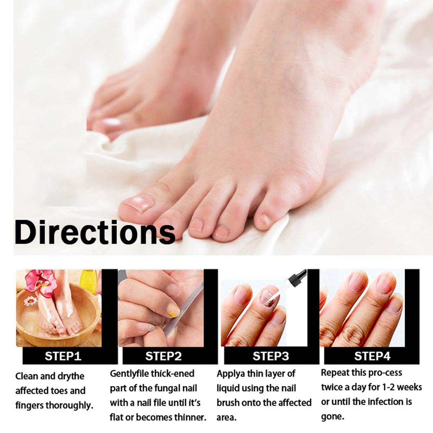 Nail Repair Solution Thickening And Brightening Nails Removing Gray Nail Repair Nourishing Nail Care Solution - Korvel