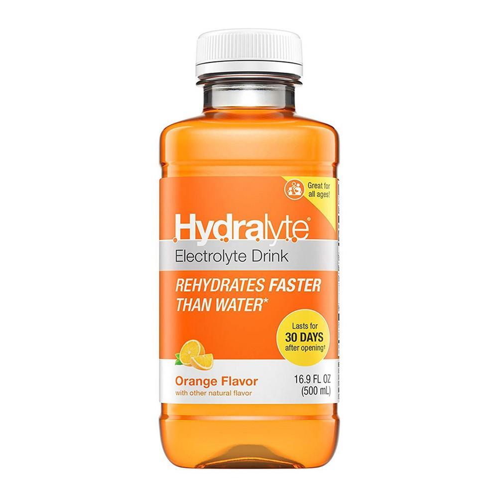 Solución Electrolítica Oral Hydralyte - Sabor Naranja, 16.9 Oz