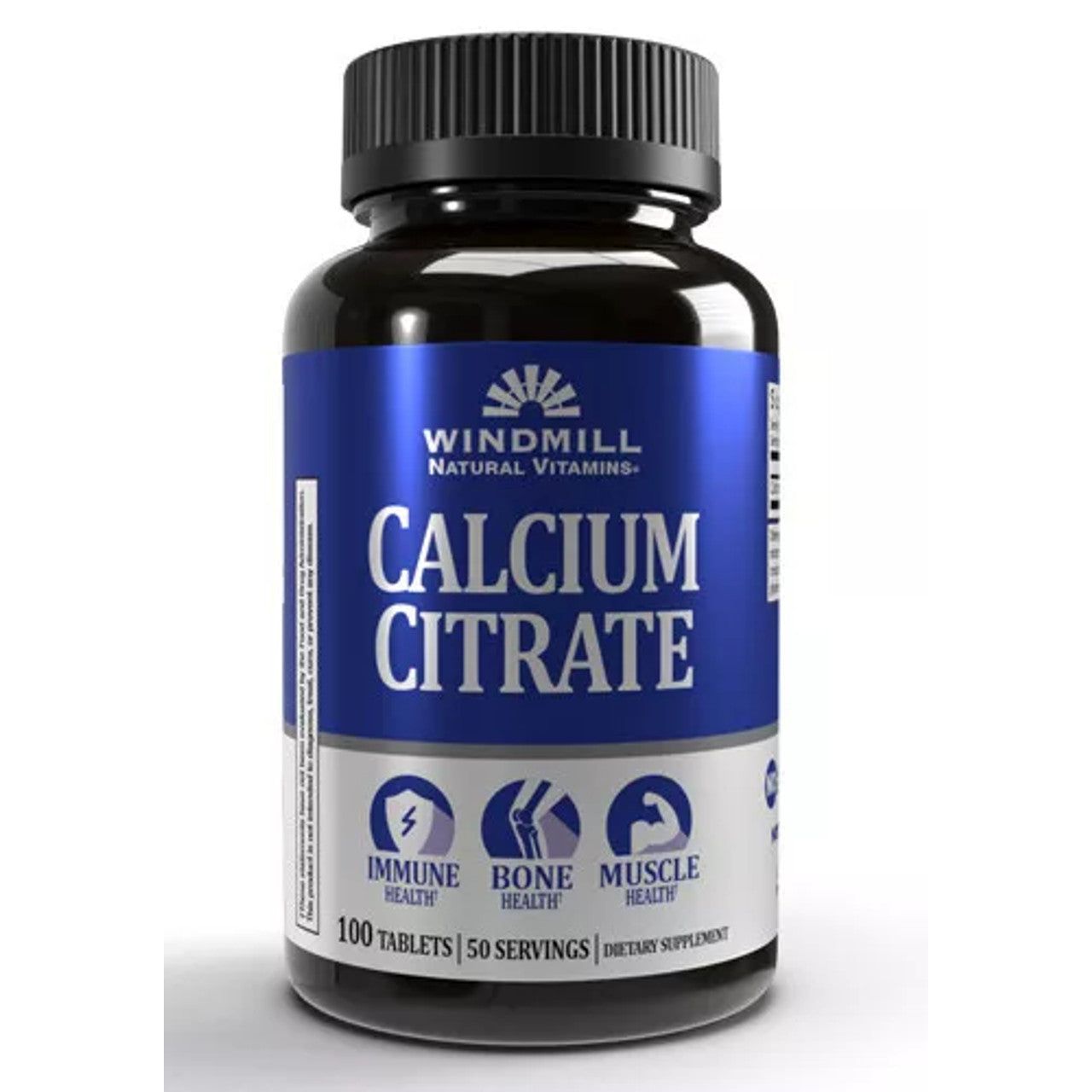 Windmill Calcium Citrate 400mg Tablets - 100 Count
