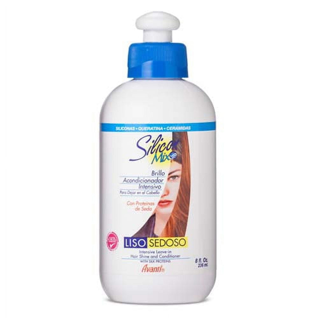 Après-shampooing sans rinçage intensif Silicon Mix Liso Sedoso 8 Oz