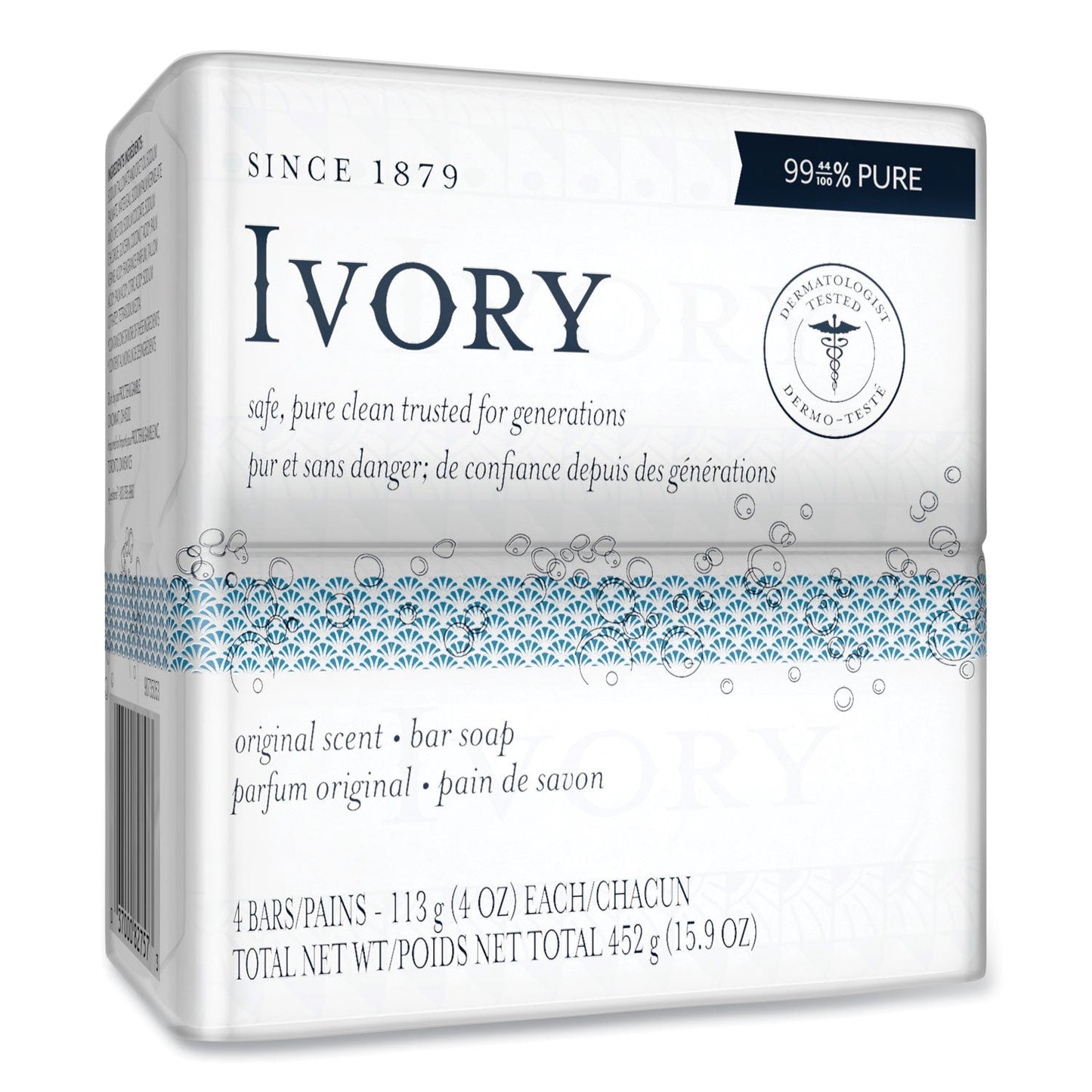 Ivory Original Scent Gentle Bar Soap - 4 Oz, 4 Count