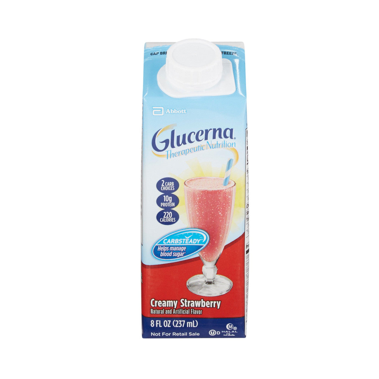 Batido Glucerna Sabor Fresa - Bebida Nutricional (8 Fl Oz)