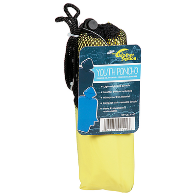 Poncho de pluie d'urgence pour enfants - Léger et imperméable